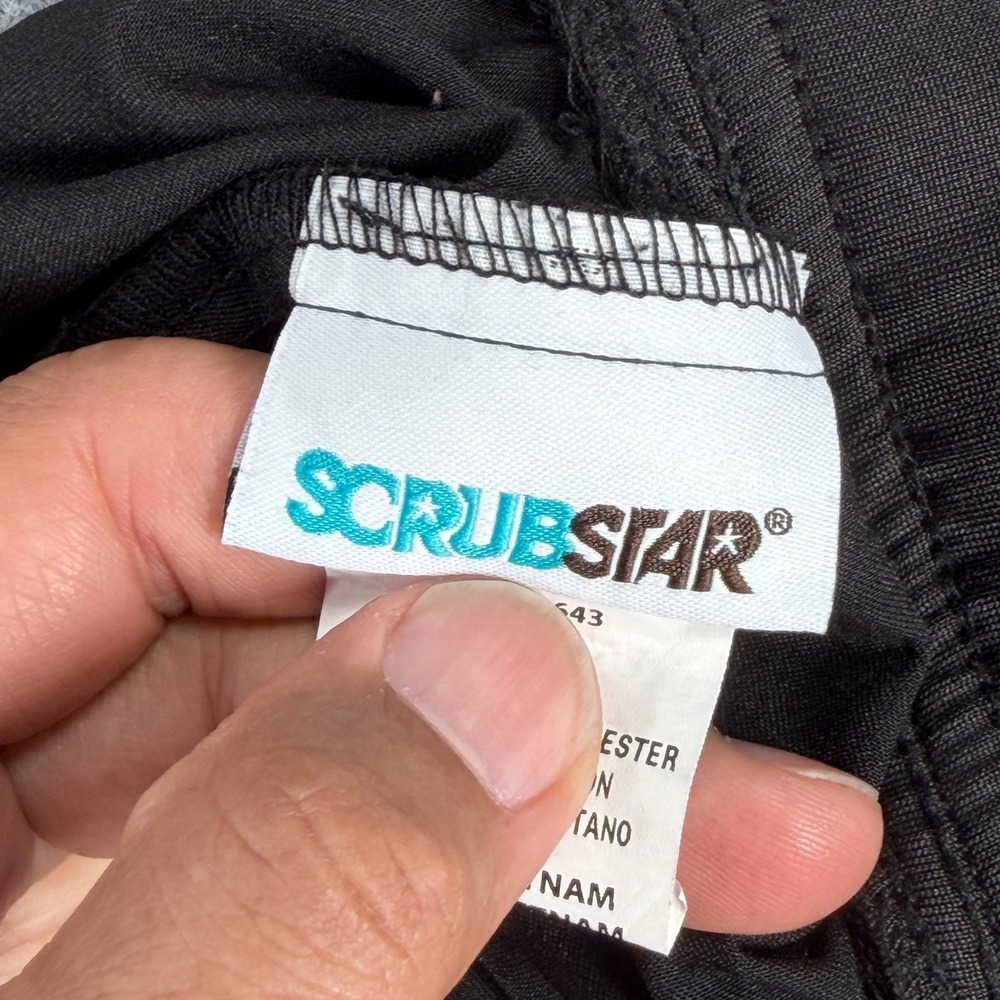 Scrubstar Ultimate Premium Scrubwear Jogger Pants Wonens L Black Comfort Stretch - Picture 12 of 16